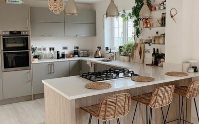 Фото №13 - Кухня с барной стойкой на заказ