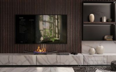 Фото №5 - Гостиные с камином на заказ