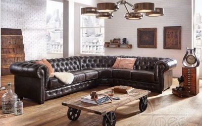 Фото №4 - Кожаная мягкая мебель на заказ