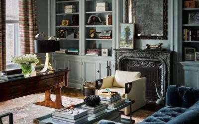 Фото №13 - Гостиные с камином на заказ